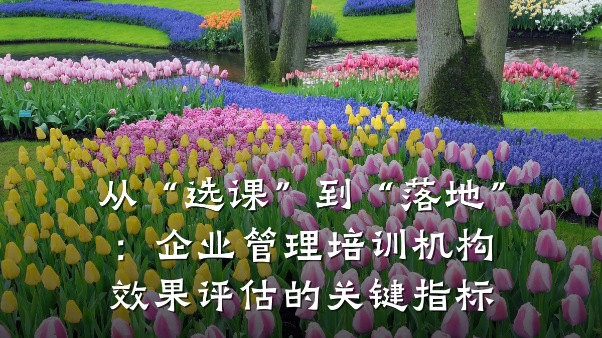 从“选课”到“落地”:企业管理培训机构效果评估的关键指标