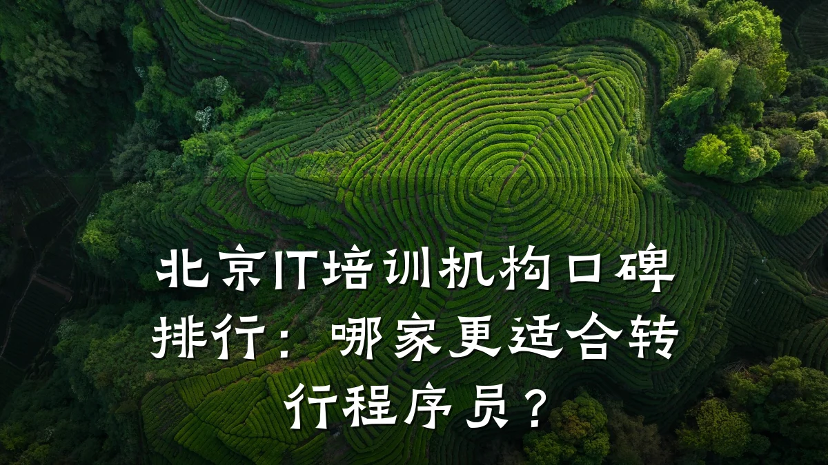 北京IT培训机构口碑排行:哪家更适合转行程序员?