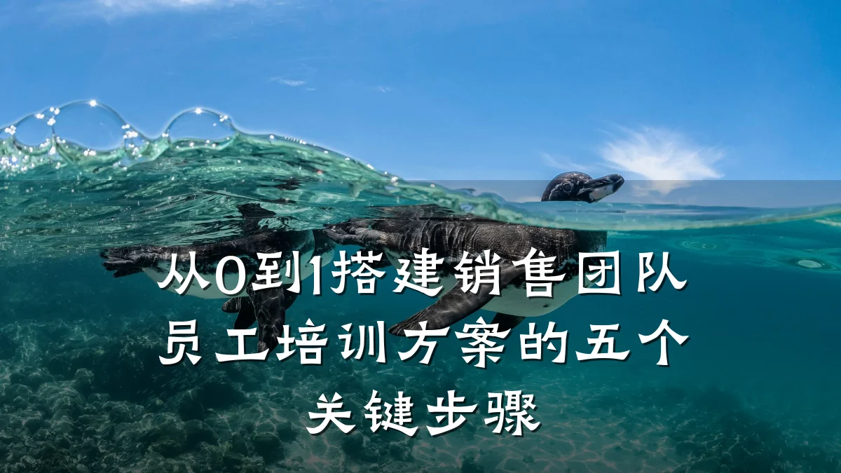 从0到1搭建销售团队员工培训方案的五个关键步骤