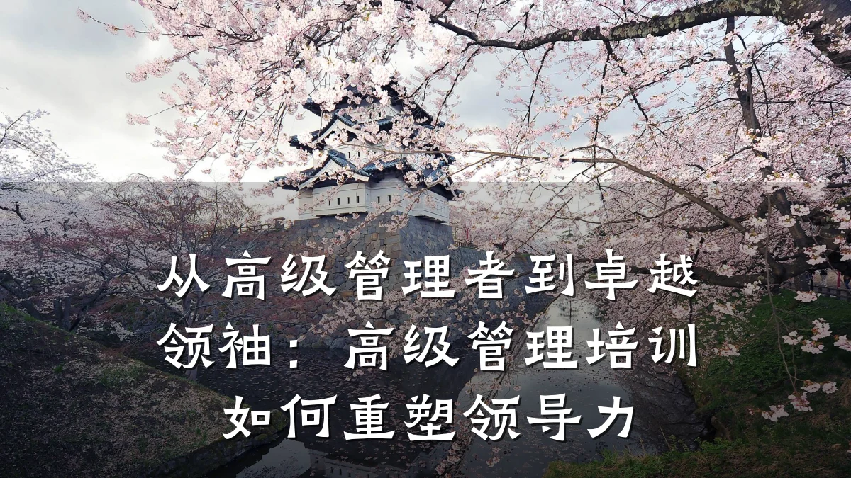 从高级管理者到卓越领袖:高级管理培训如何重塑领导力