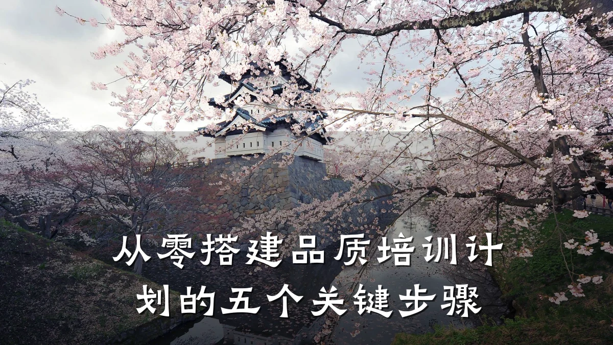 从零搭建品质培训计划的五个关键步骤