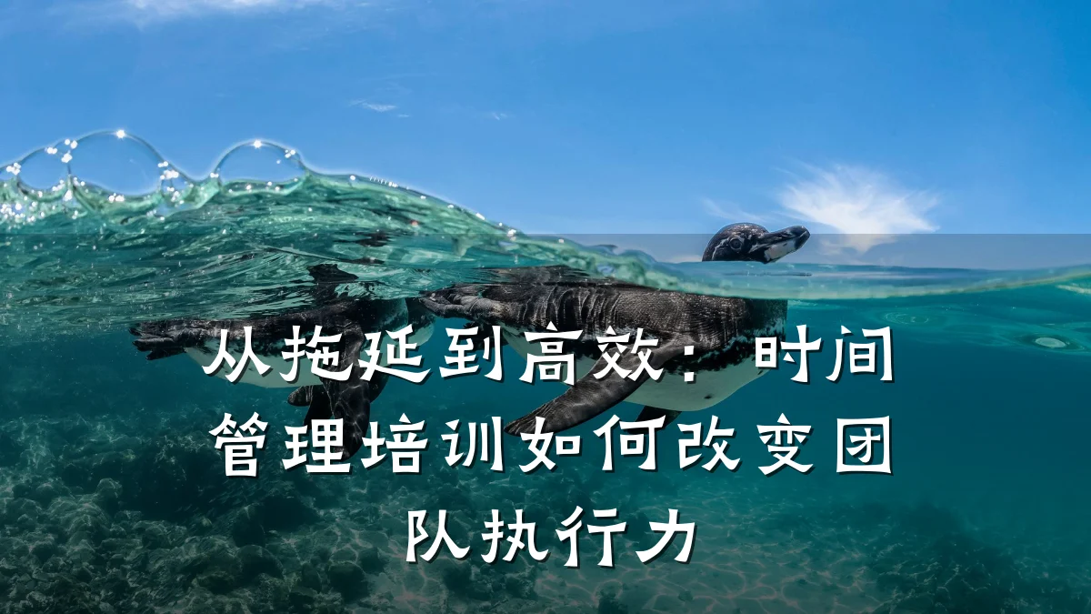 从拖延到高效:时间管理培训如何改变团队执行力