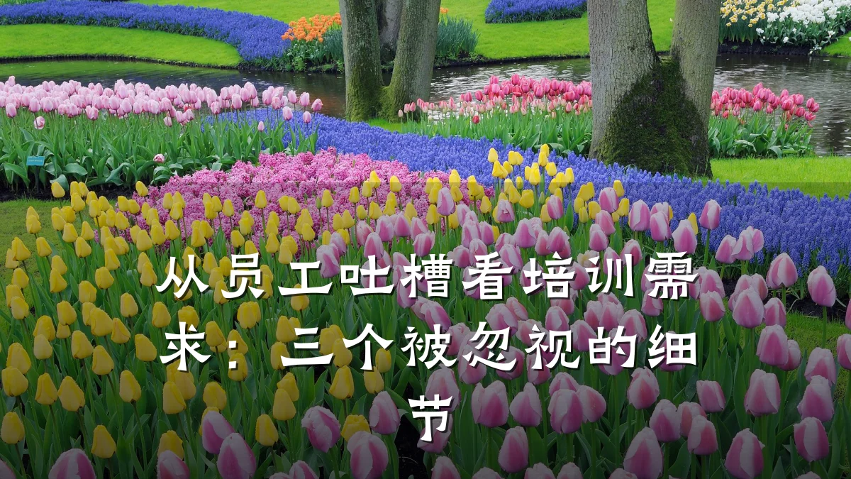 从员工吐槽看培训需求:三个被忽视的细节