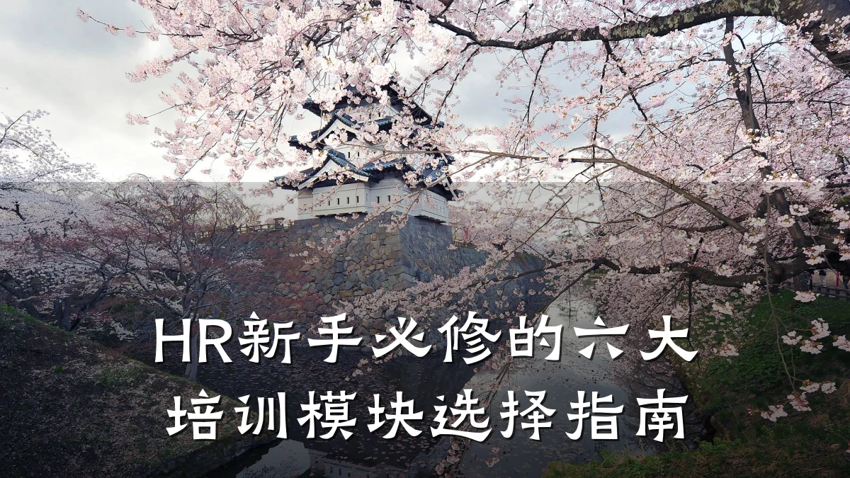 HR新手必修的六大培训模块选择指南