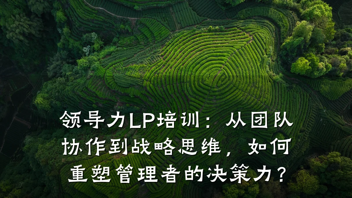 领导力LP培训:从团队协作到战略思维,如何重塑管理者的决策力?