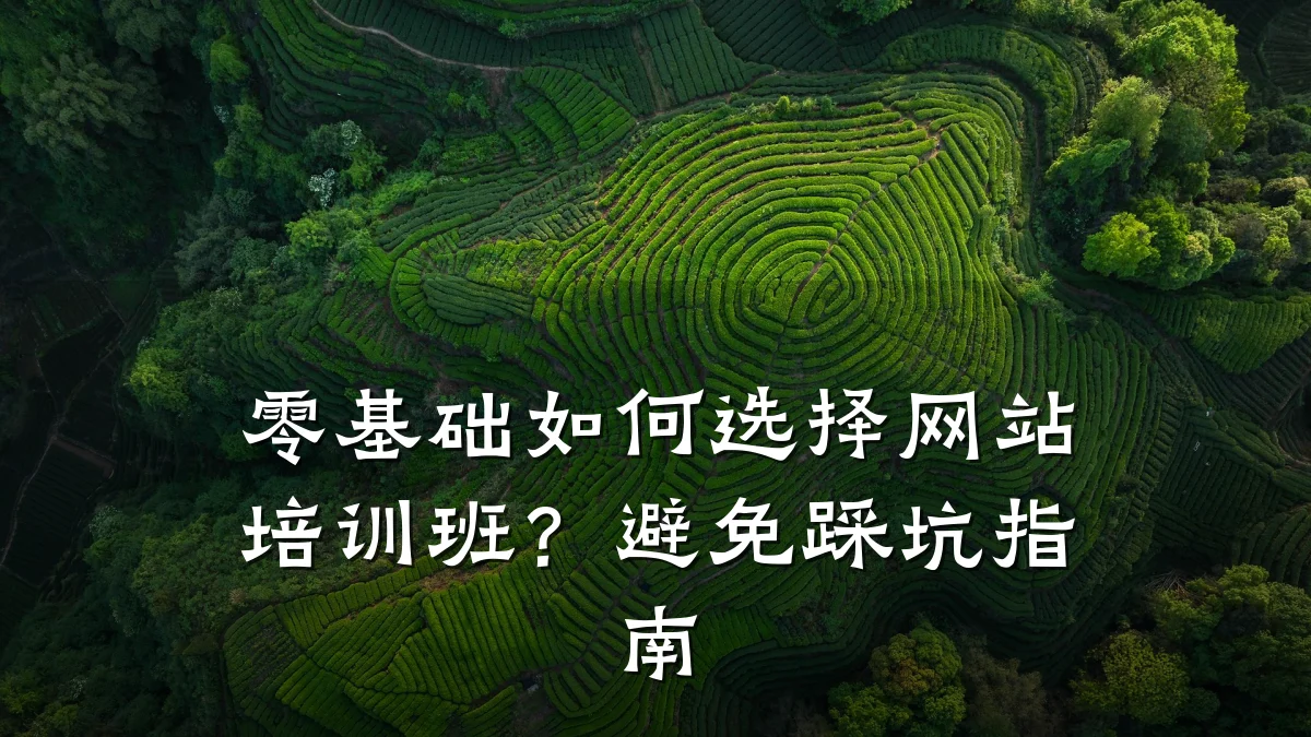 零基础如何选择网站培训班?避免踩坑指南