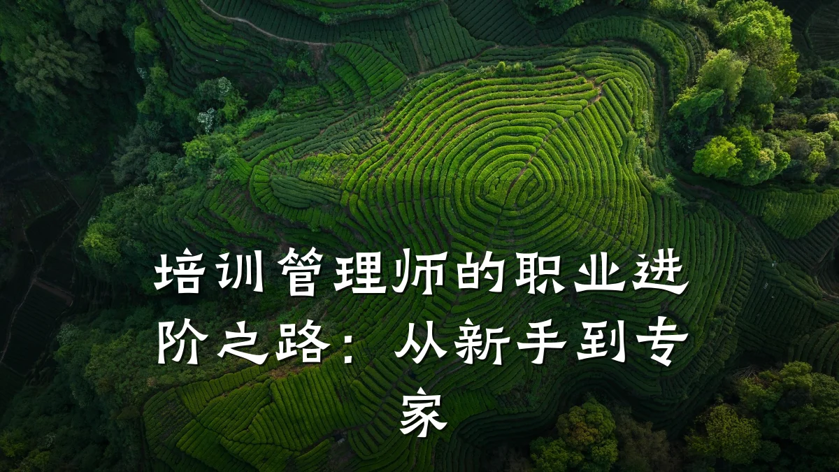 培训管理师的职业进阶之路:从新手到专家