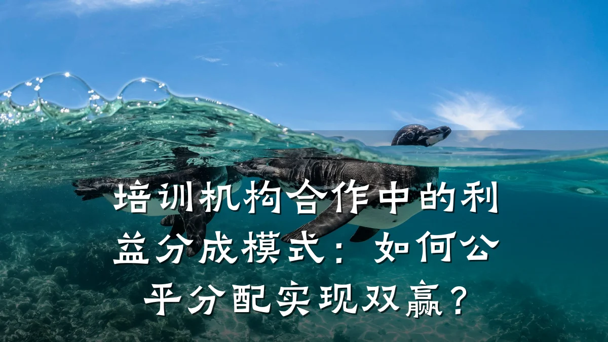 培训机构合作中的利益分成模式:如何公平分配实现双赢?