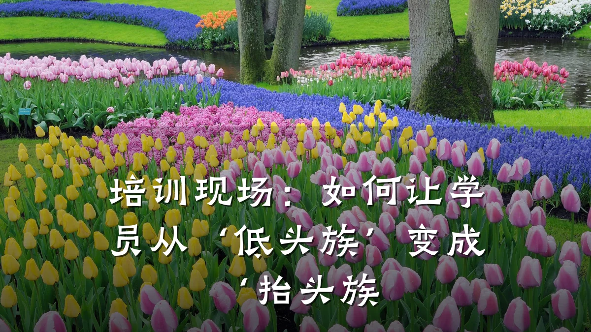 培训现场:如何让学员从‘低头族’变成‘抬头族
