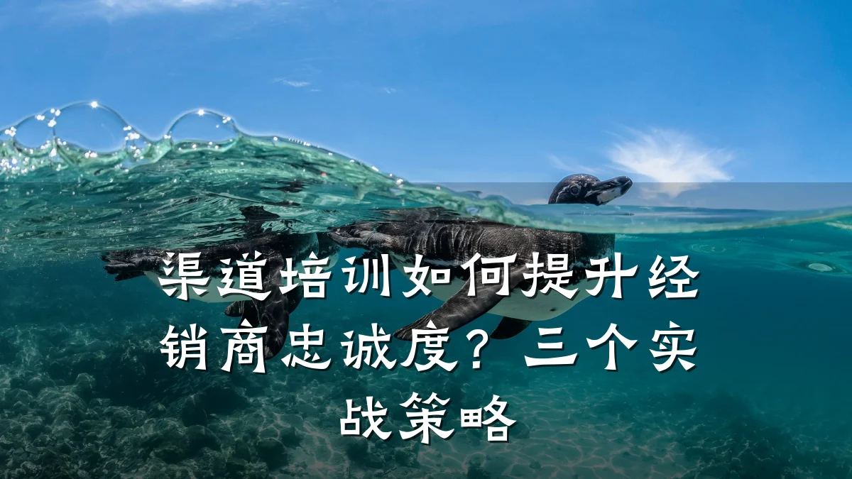 渠道培训如何提升经销商忠诚度?三个实战策略