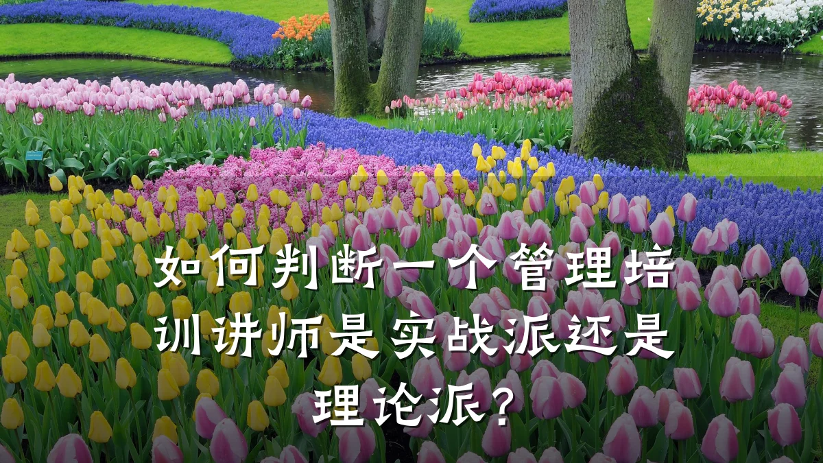 如何判断一个管理培训讲师是实战派还是理论派?