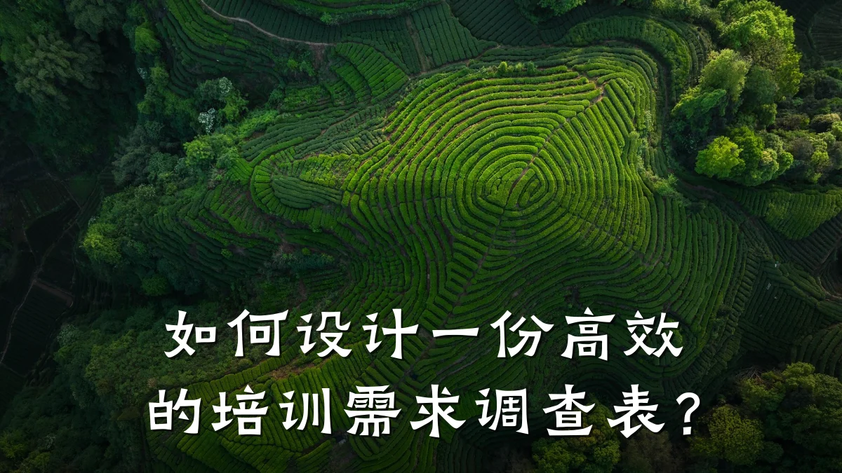 如何设计一份高效的培训需求调查表?