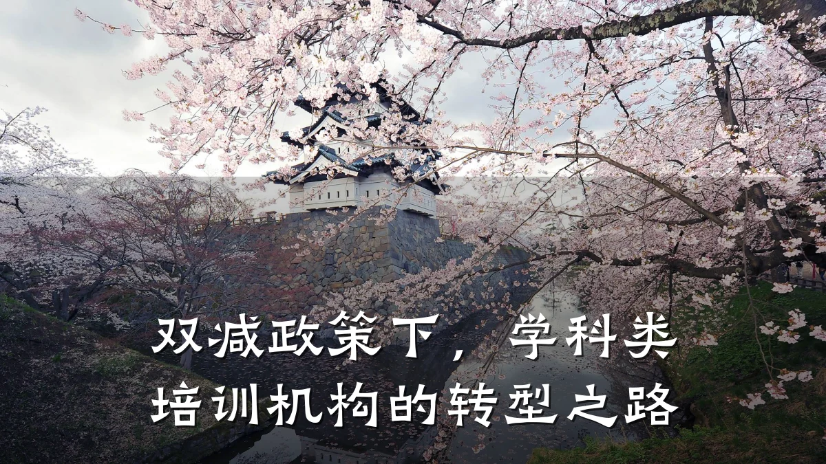 双减政策下,学科类培训机构的转型之路
