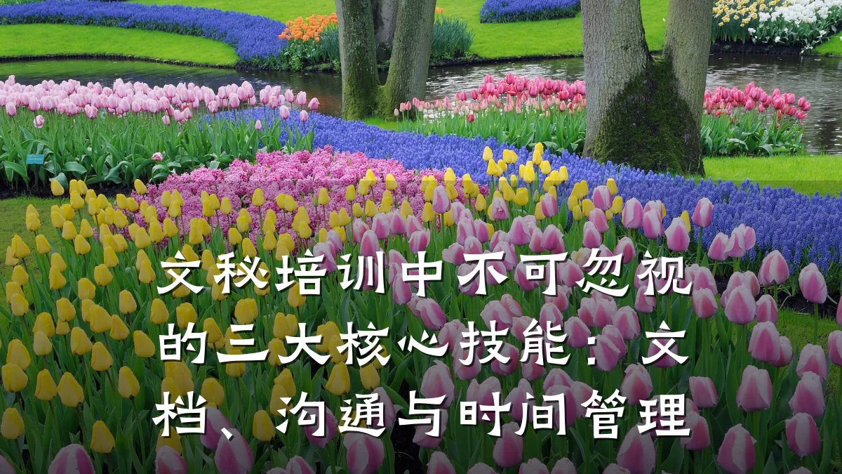 文秘培训中不可忽视的三大核心技能:文档、沟通与时间管理