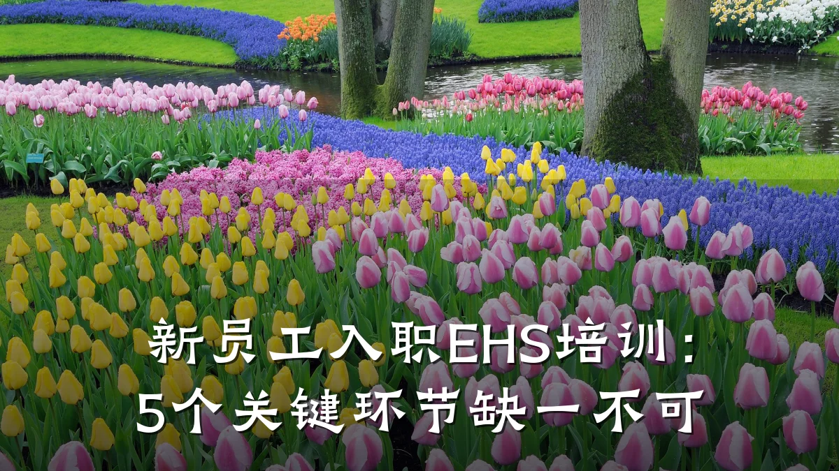 新员工入职EHS培训:5个关键环节缺一不可