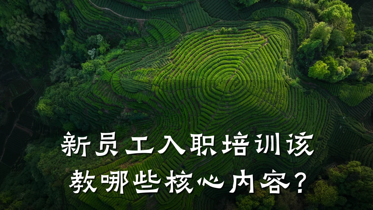 新员工入职培训该教哪些核心内容?