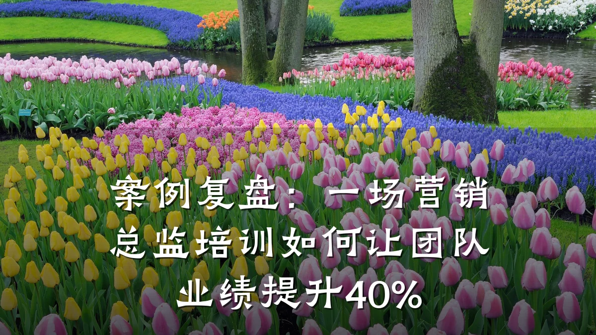 案例复盘:一场营销总监培训如何让团队业绩提升40%