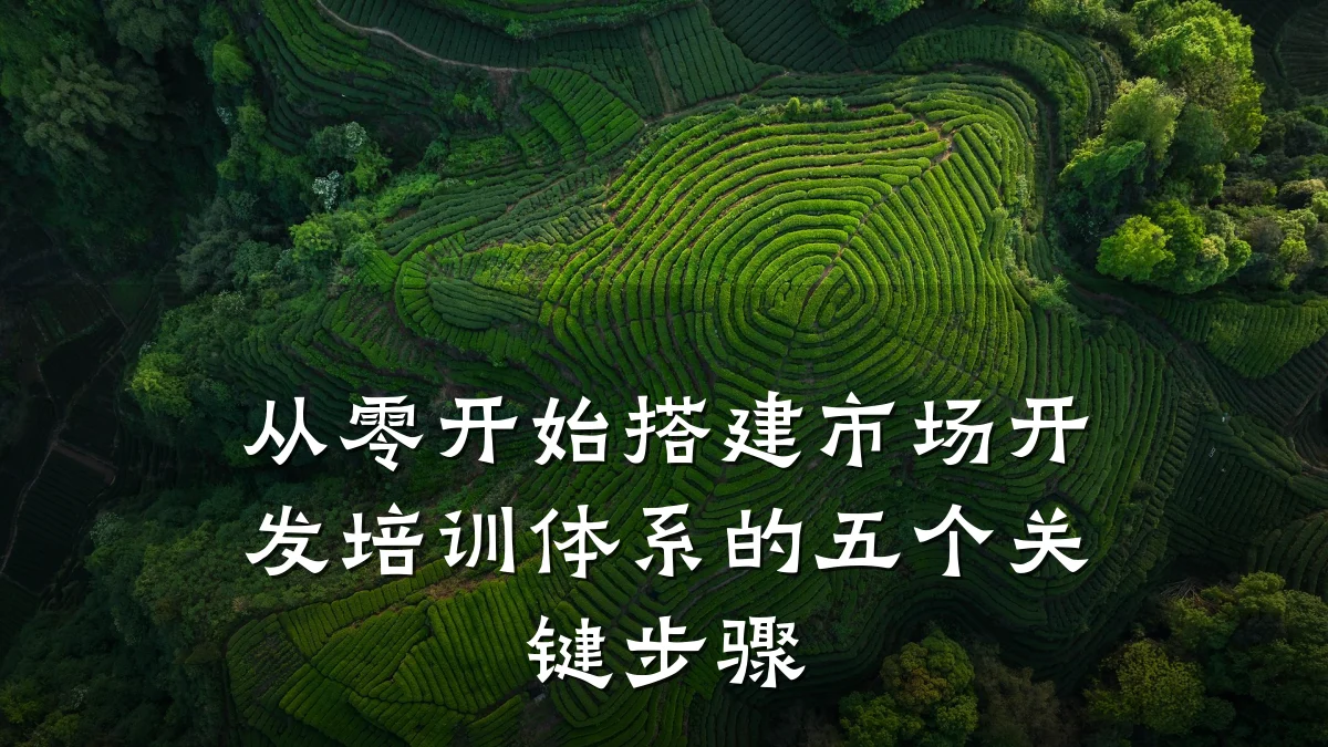 从零开始搭建市场开发培训体系的五个关键步骤