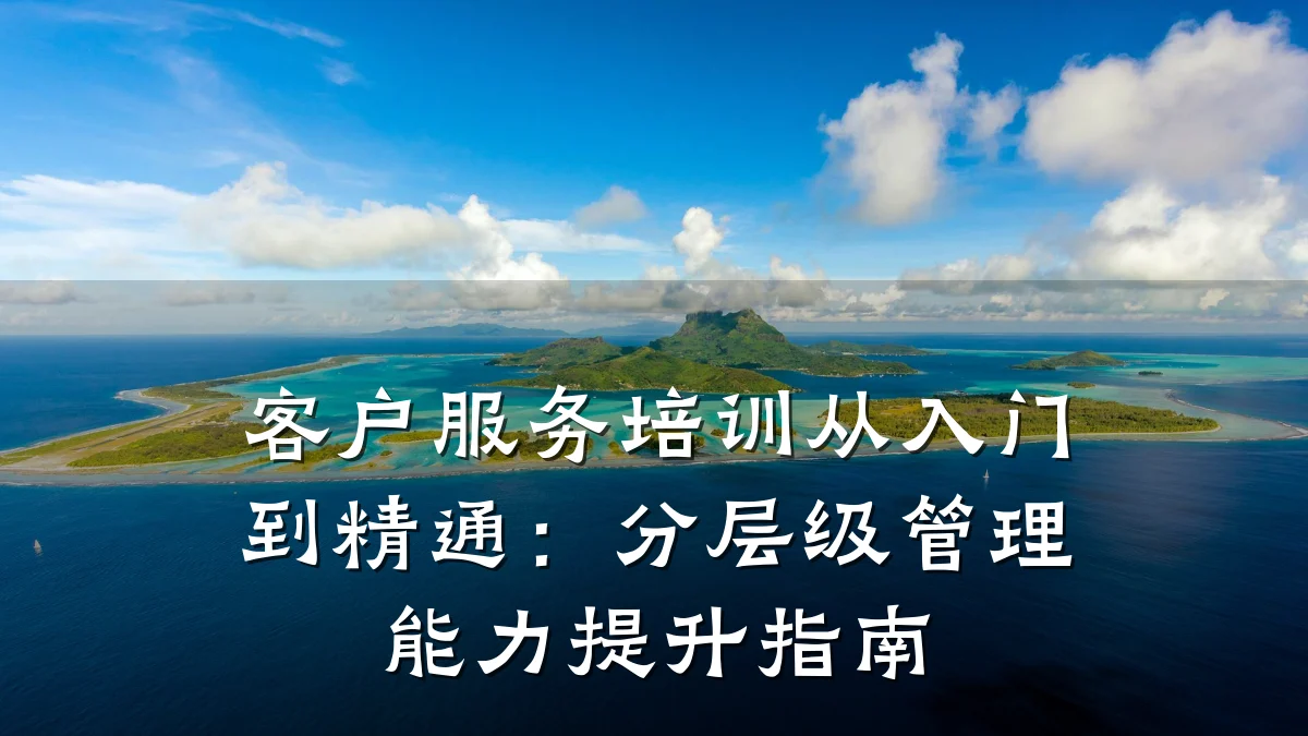 客户服务培训从入门到精通:分层级管理能力提升指南