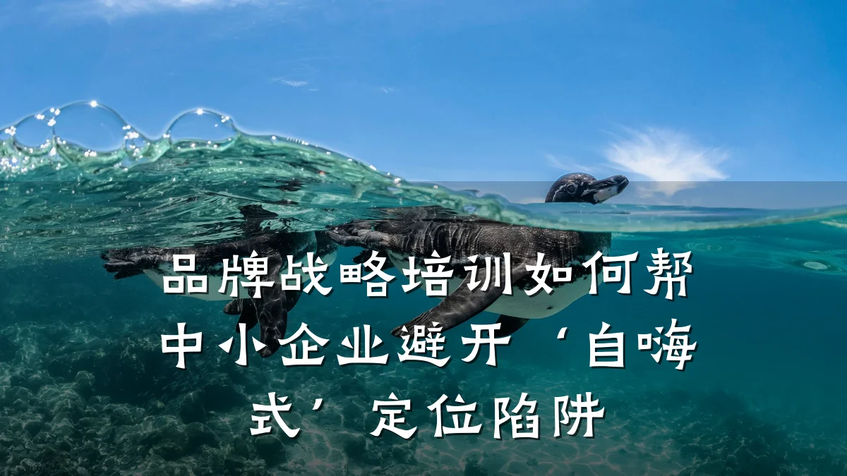 品牌战略培训如何帮中小企业避开‘自嗨式’定位陷阱