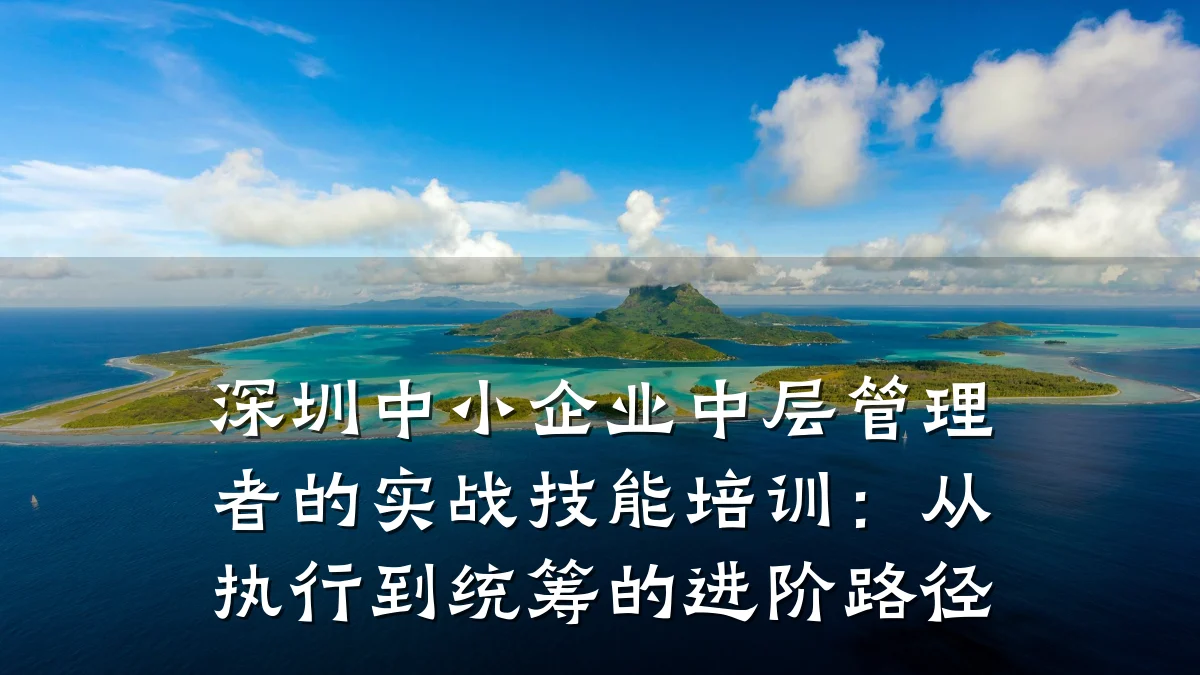 深圳中小企业中层管理者的实战技能培训:从执行到统筹的进阶路径
