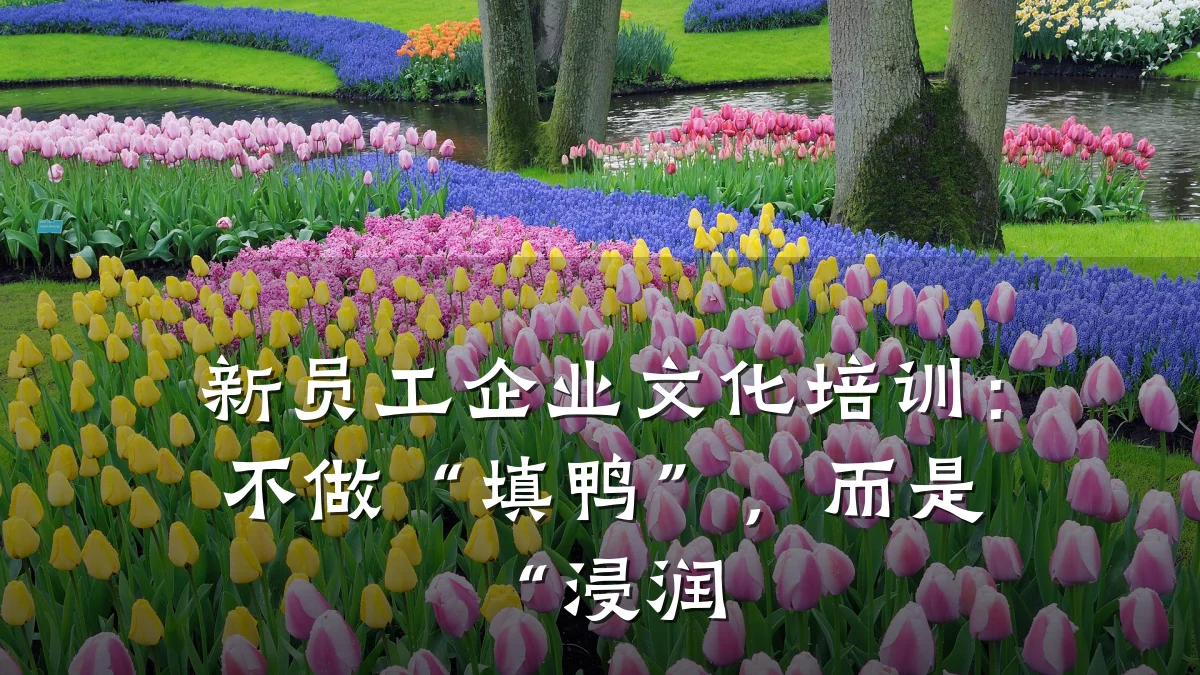 新员工企业文化培训:不做“填鸭”,而是“浸润