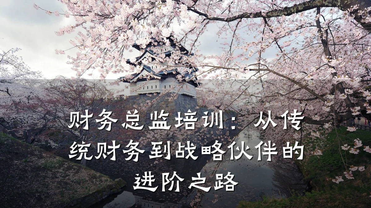 财务总监培训:从传统财务到战略伙伴的进阶之路