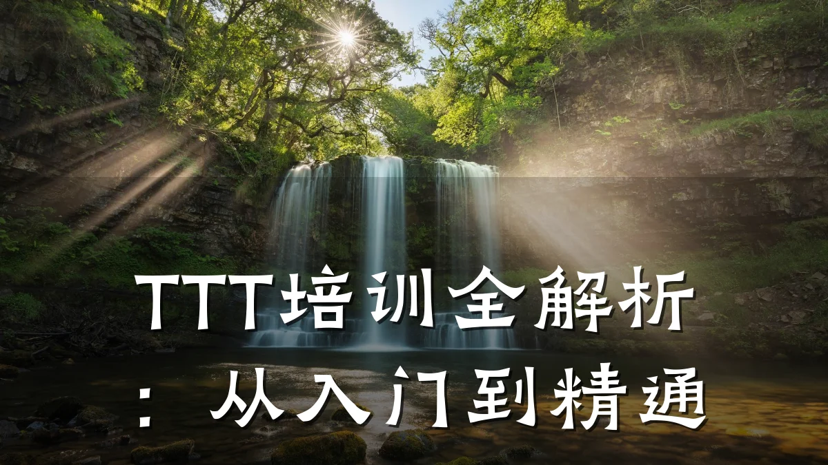 TTT培训全解析:从入门到精通
