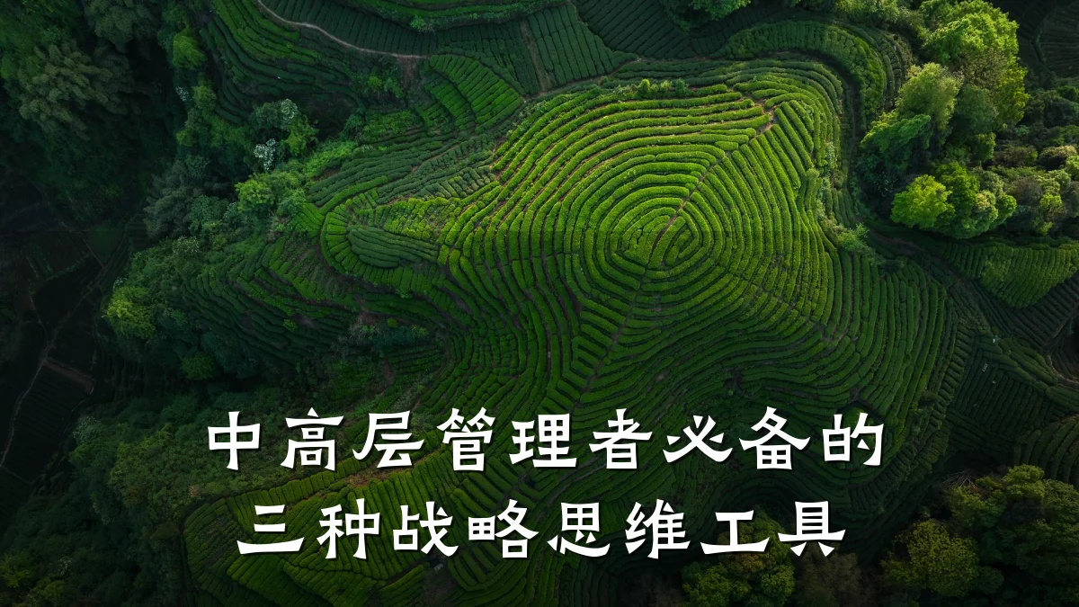 中高层管理者必备的三种战略思维工具