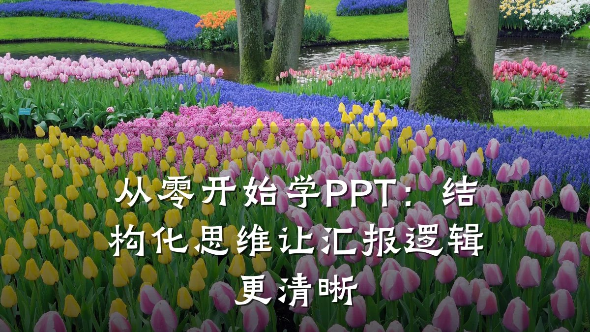从零开始学PPT:结构化思维让汇报逻辑更清晰