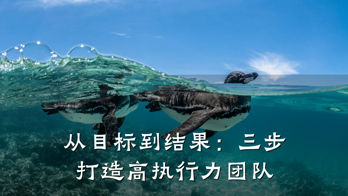 从目标到结果:三步打造高执行力团队