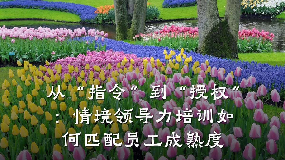 从“指令”到“授权”:情境领导力培训如何匹配员工成熟度
