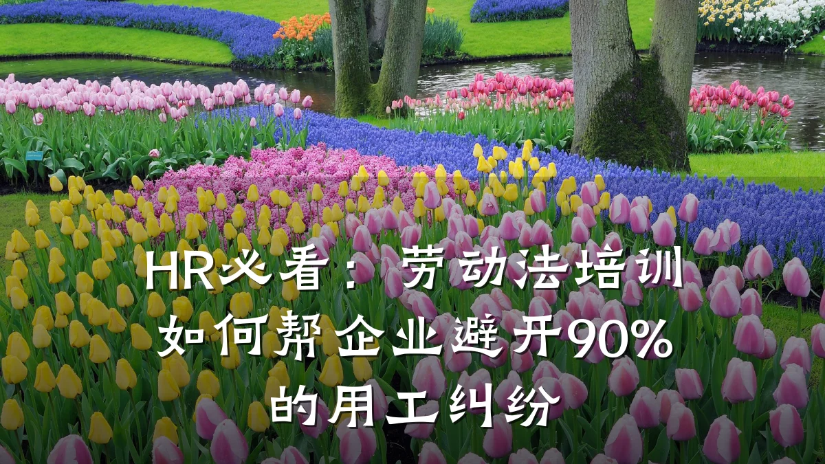 HR必看:劳动法培训如何帮企业避开90%的用工纠纷