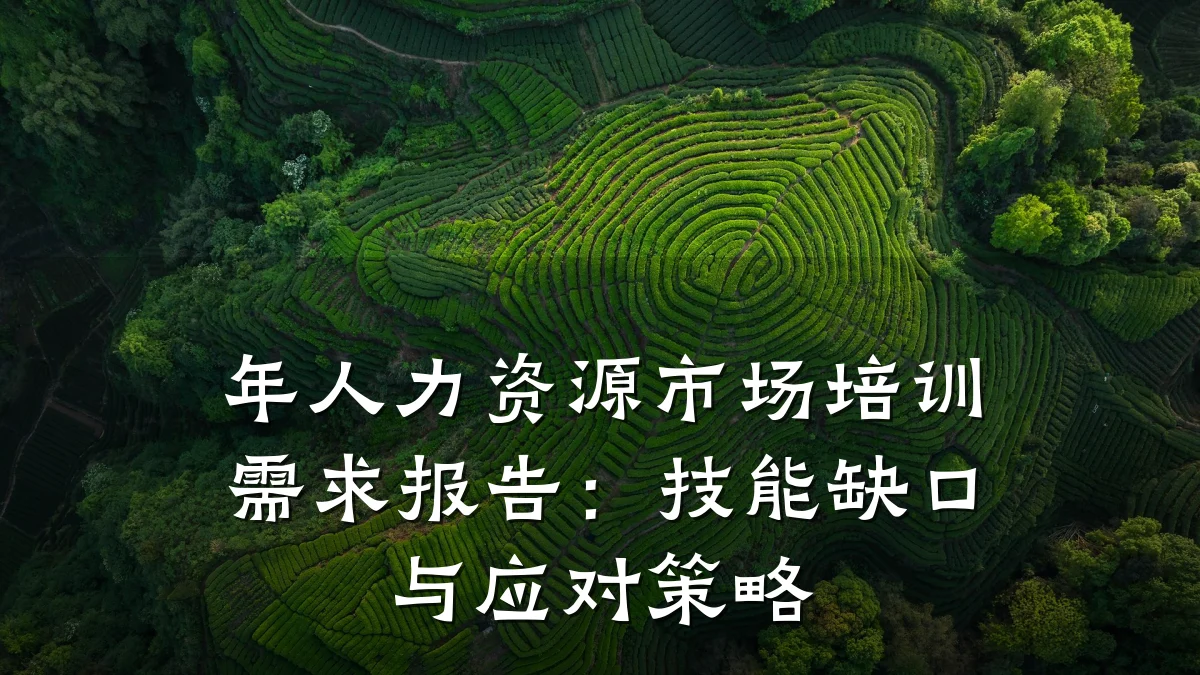 年人力资源市场培训需求报告:技能缺口与应对策略