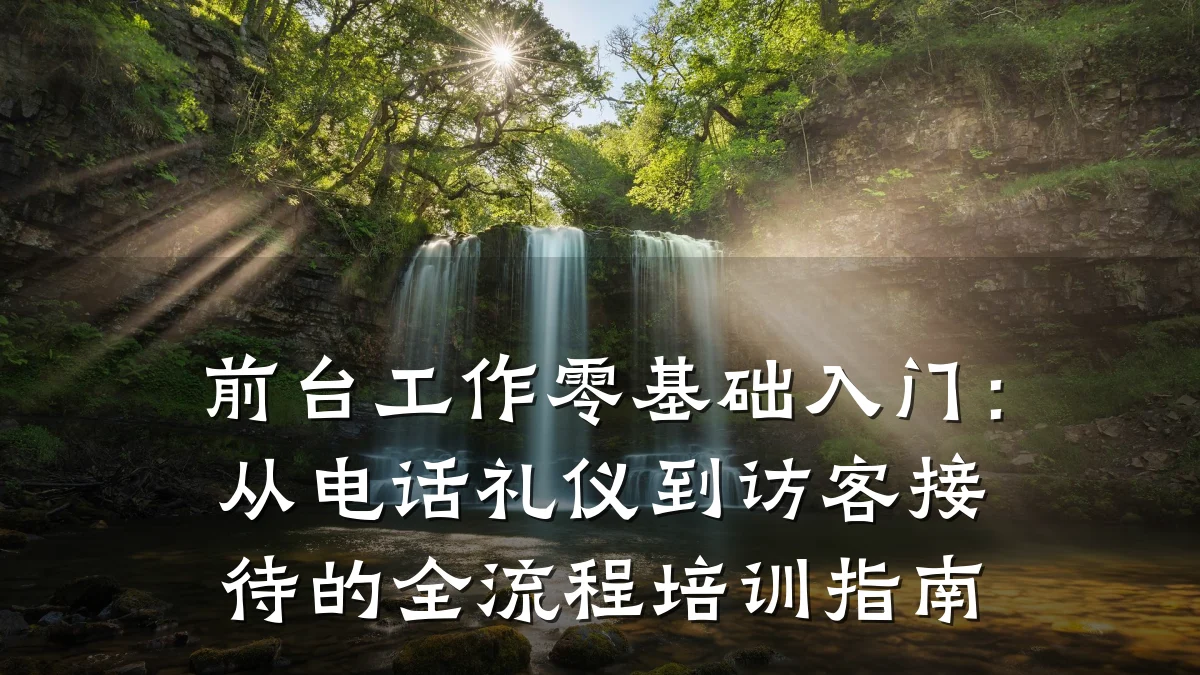 前台工作零基础入门:从电话礼仪到访客接待的全流程培训指南