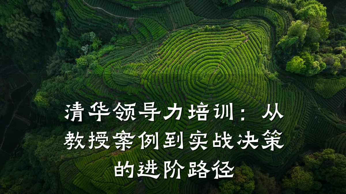 清华领导力培训:从教授案例到实战决策的进阶路径