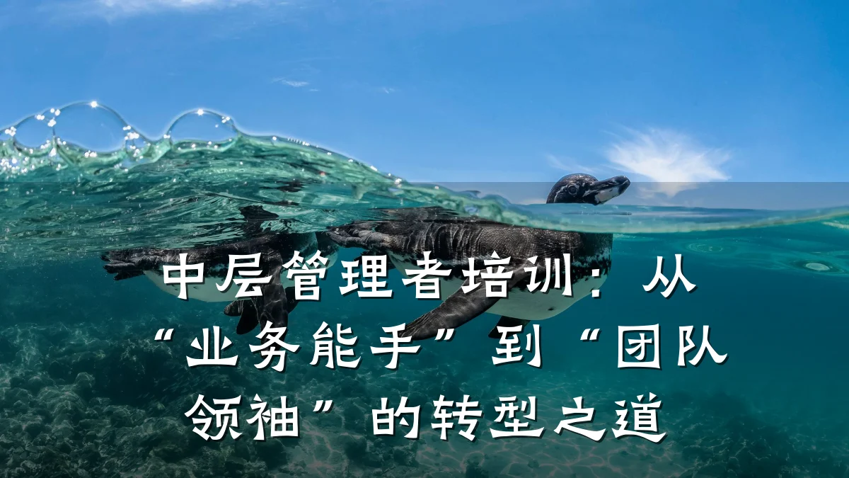 中层管理者培训：从“业务能手”到“团队领袖”的转型之道