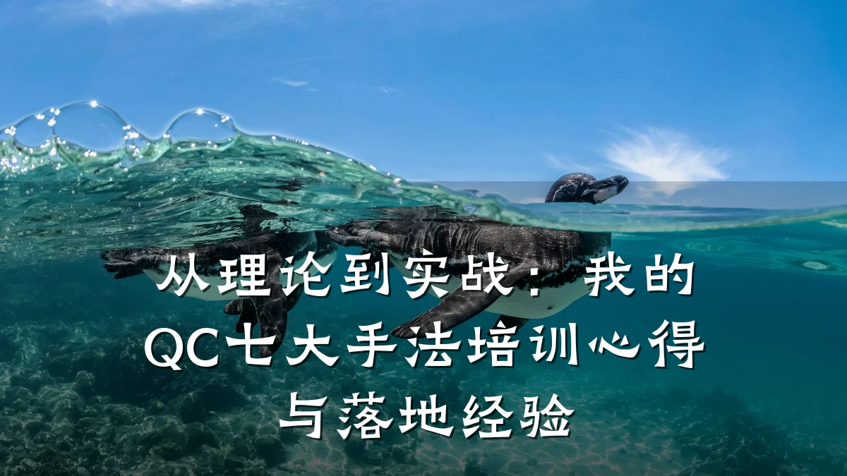 从理论到实战:我的QC七大手法培训心得与落地经验