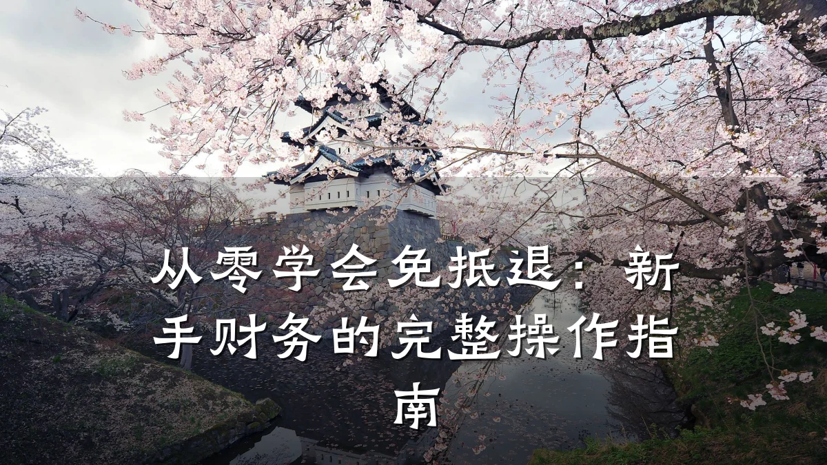 从零学会免抵退:新手财务的完整操作指南