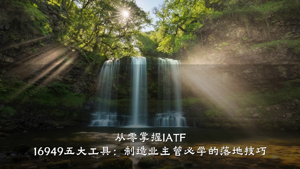 从零掌握IATF 16949五大工具:制造业主管必学的落地技巧