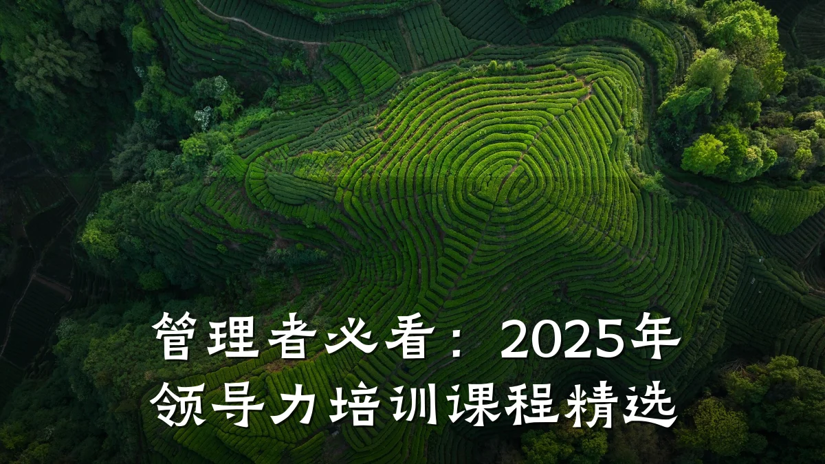 管理者必看:2025年领导力培训课程精选