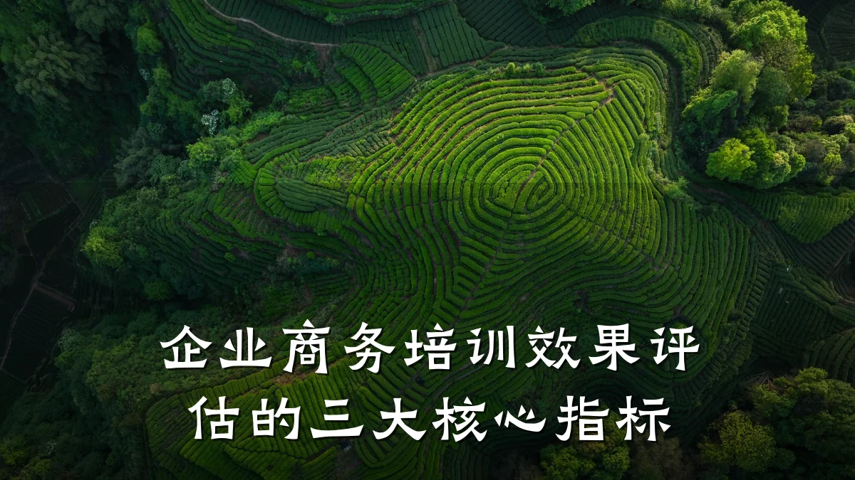 企业商务培训效果评估的三大核心指标