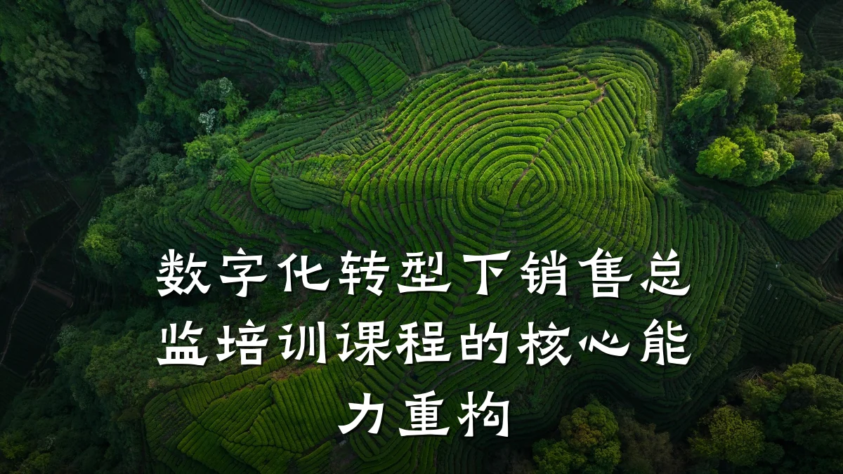 数字化转型下销售总监培训课程的核心能力重构