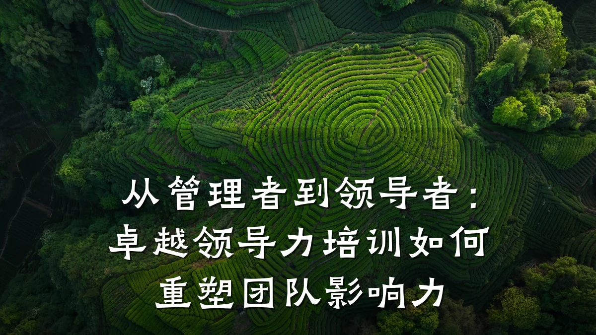 从管理者到领导者:卓越领导力培训如何重塑团队影响力