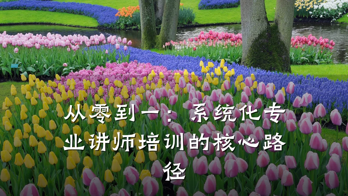 从零到一:系统化专业讲师培训的核心路径