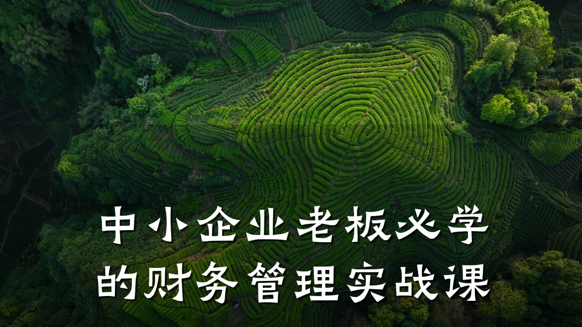 中小企业老板必学的财务管理实战课