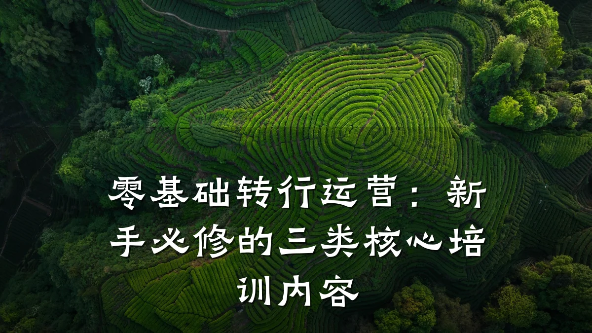 零基础转行运营:新手必修的三类核心培训内容