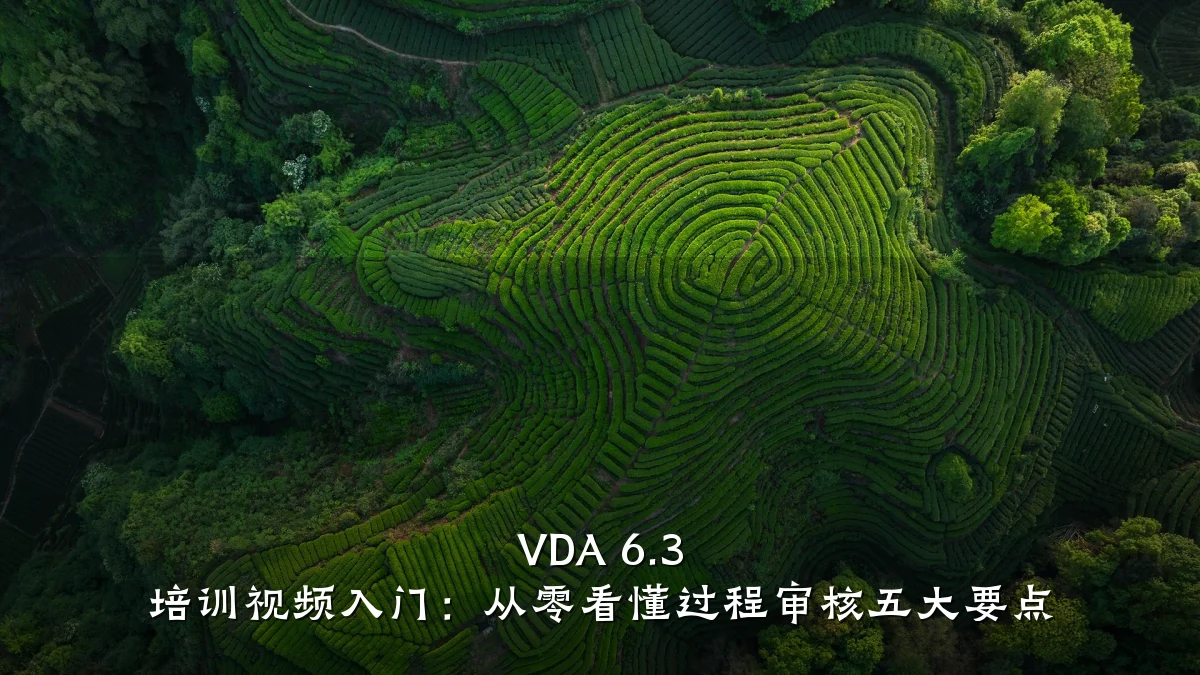 VDA 6.3 培训视频入门:从零看懂过程审核五大要点