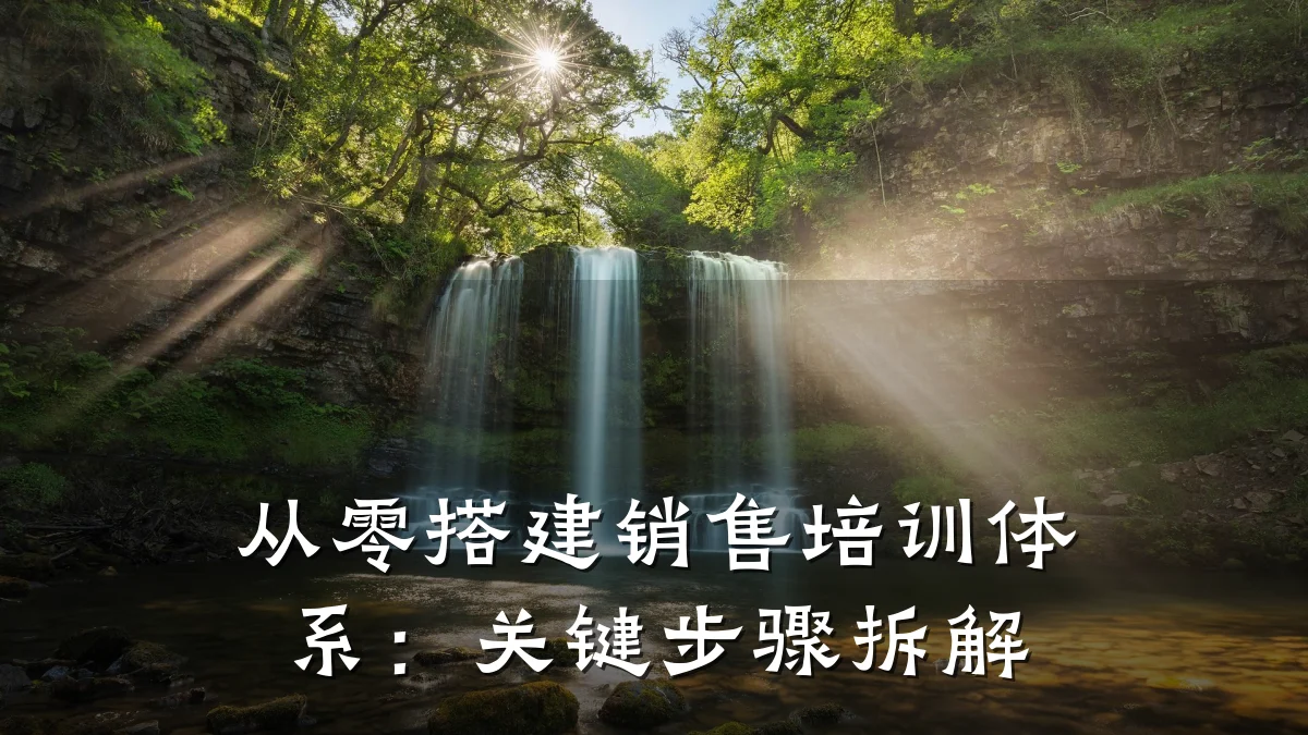 从零搭建销售培训体系:关键步骤拆解