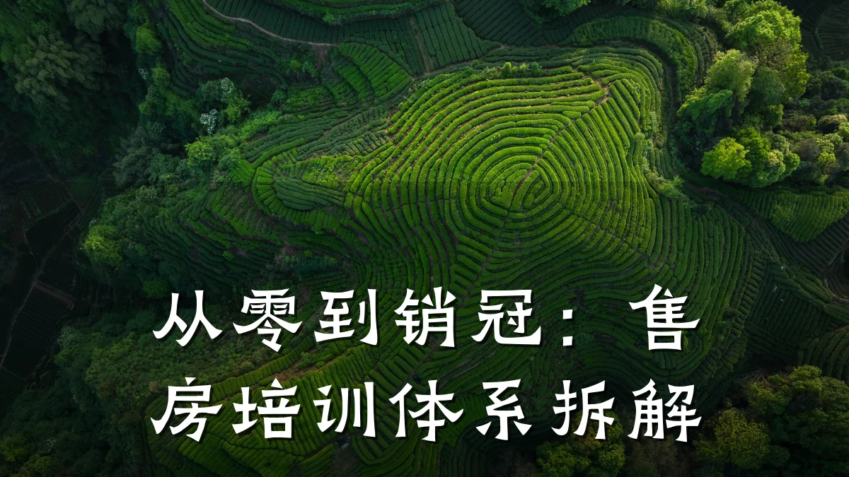 从零到销冠:售房培训体系拆解